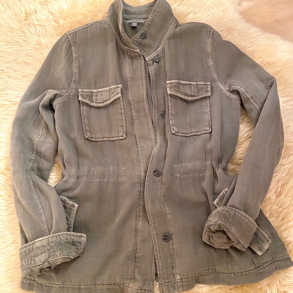 ☀️JAMES PERSE ARMY GREEN LIGHTWEIGHT JACKET☀️